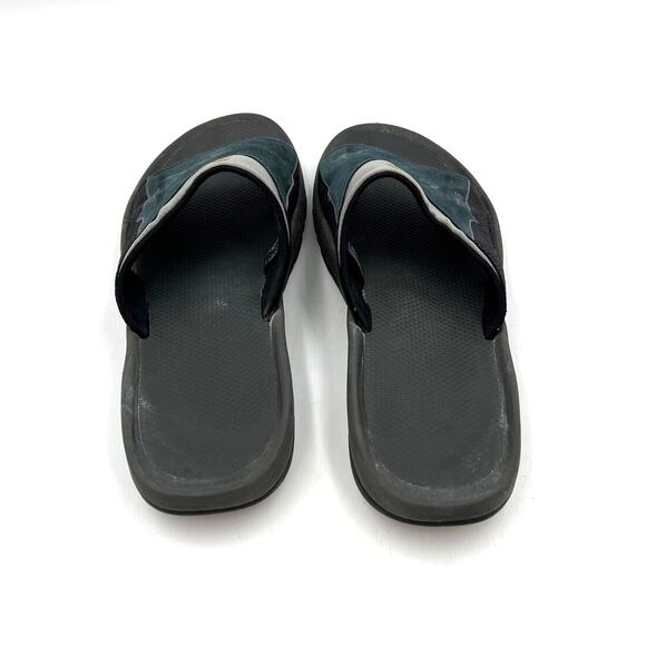 Teva Katavi Slides 4145 Blue Suede Lug Soles